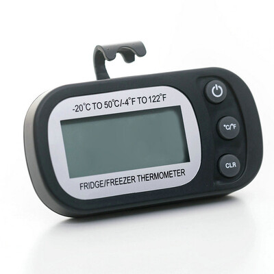 

ABS Waterproof Fridge Refrigerator Digital LCD Thermometer Freezer W Hang Hook