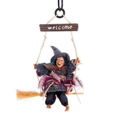 

Halloween Festival Witch Horror Fear Ornament Bar Home Door Wall Hanging Decor