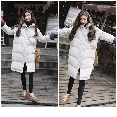 

Toponeto Fashion Women Winter Warm Cotton Hooded Winter Jacket Long-Sleeved Coat