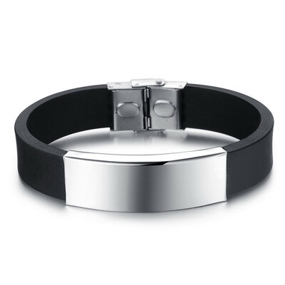 

Bracelets Silicone Titanium Steel Bangle Titanium Design Cross Religious Excellent Fancy And Bracelet