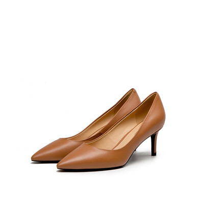 

Bootteam spring exclusive custom light luxury social womens shoes shallow mouth high heel stiletto pointed quality top layer sheepskin super comfortable European style wind