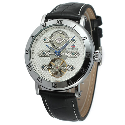 

Calendar Forsining Genuine Tourbillon Hollow Mens Automatic Mechanical Watch