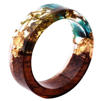

Wood Resin Ring Romantic Gift For Girl Women Gifts