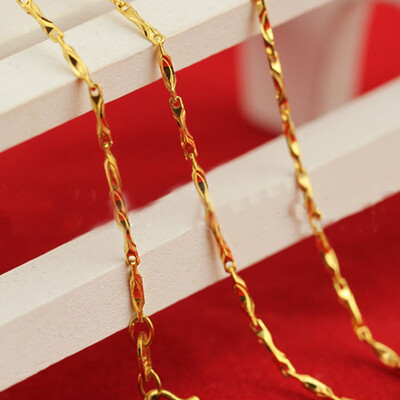 

Chain Genuine Link Necklace Set ChainsLobster Clasps Necklace