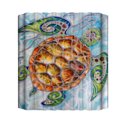 

Toponeto New Waterproof Shower Curtain with 12 Hooks 3D Printed Bathroom Polyester