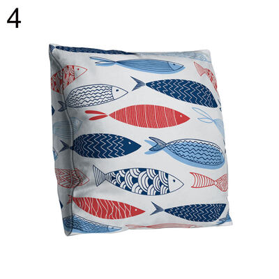 

Double-sided Print Geometric Fish Throw Pillow Case Cushion Cover Bed Car Decor