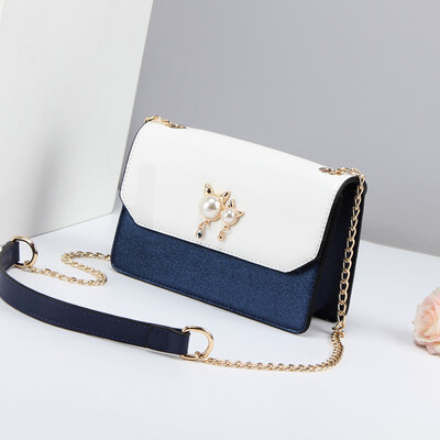 

Summer summer chain bag on the Korean version of the student single shoulder inclined bag fashionable