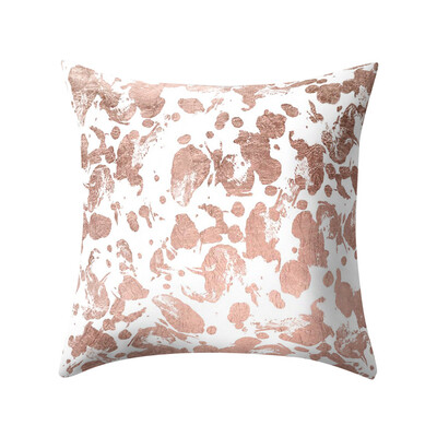 

〖Follure〗Rose Gold Pink Cushion Cover Square Pillowcase Home Decoratio
