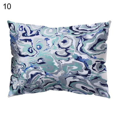 

Colorful Pigment Print Pillow Case Cushion Cover Removable Sofa Bed Cafe Decor