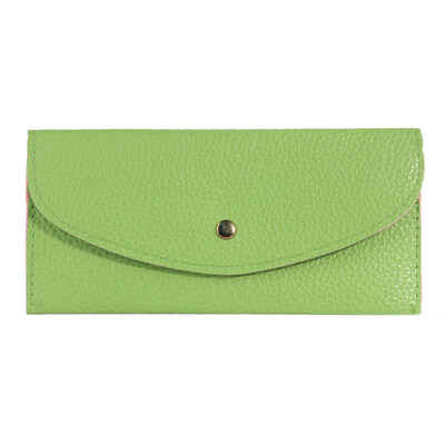 

Women Fashion Faux Leather Thin Purse Long Clutch Wallet Card Holder Handbag