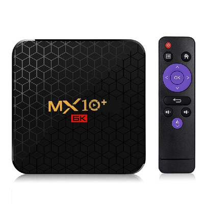 

MX10 Plus Smart TV Box Android 90 Allwinner H6 UHD 4K Media Player 6K Image Decoding 4GB 32GB 24G 5G WiFi BT40 100M LAN USB