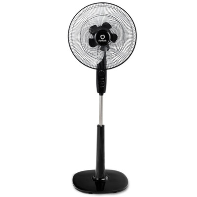 

Fantask 16" 3 Speed Double Blades Oscillating Pedestal Fan-Black