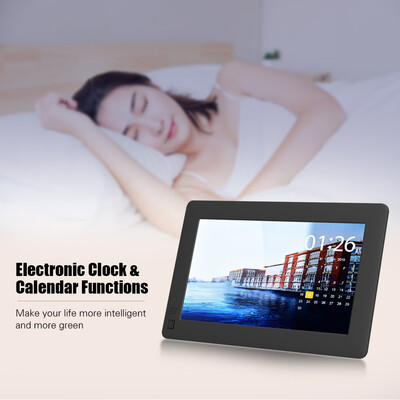 

Andoer 7 Inch Ultra-thin LCD Digital Photo Frame Desktop Album 1280 800 Supports PhotoMusic Video Clock6 Modes Calendar A