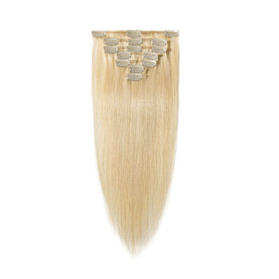 

15-22 Inches Clip in Human Hair Extensions 100 Silky Straight Human Remy Hair 7Pcs 15clips