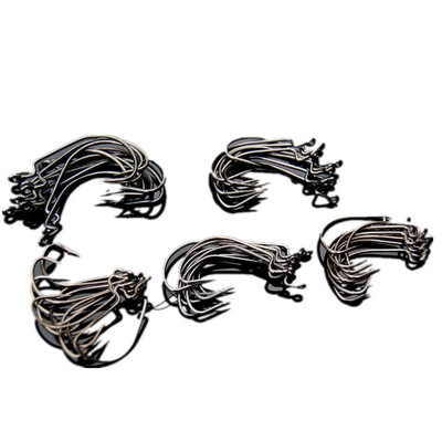 

50PCS High Carbon Steel Different Size Saltwater Freshwater Fishing Hooks