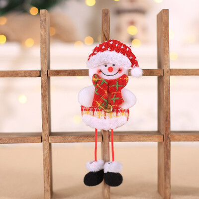 

Tailored Christmas Ornaments Gift Santa Claus Snowman Rein deer Toy Hang Decorations