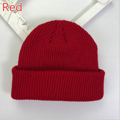 

1pc Unisex Men Women Beanie Hat Warm Ribbed Winter Turn Ski Fisherman Docker Hat