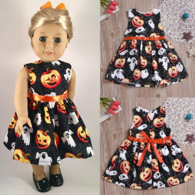 

UK Stock Toddler Kid Baby Girls Pumpkin Party Pageant Halloween Ghost Tutu Dress