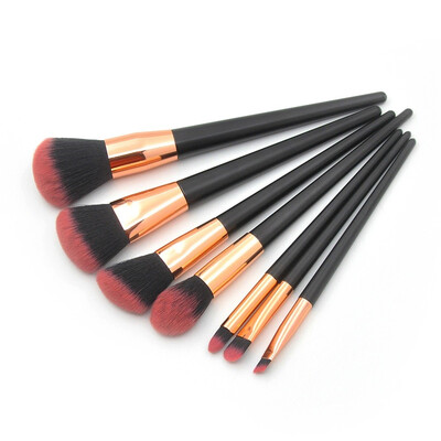

Toponeto 7 Pcs Black Pink Diamond Handle Eye Brush Makeup Brush Makeup Brush Set
