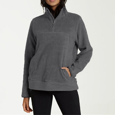 

Tailored Womens Long Sleeve Splcing Color Sweatshirt Pullover Tops Blouse