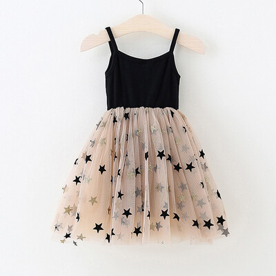 

Toddler Kids Baby Girl Casual Clothes Princess Party Strap Tulle Elegant Dress
