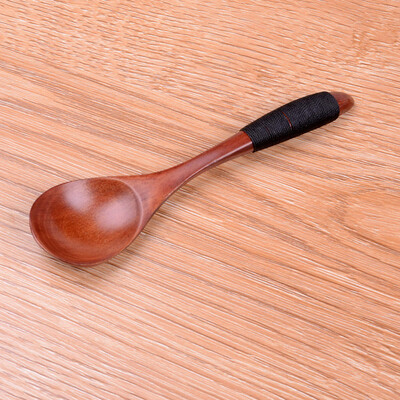

Gobestart Wooden Binding Spoon Stirring Spoon Environmental Portable Kitchen Supplies
