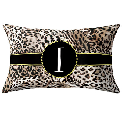 

Toponeto English Alphabet Pillow Print Cushion Flower Pillowcase Cover Room Decoration