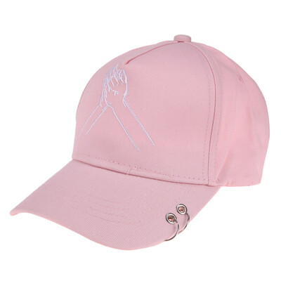

Unisex Casual Two Hands Embroidery Sun Cap Baseball Cap Snapback Cap