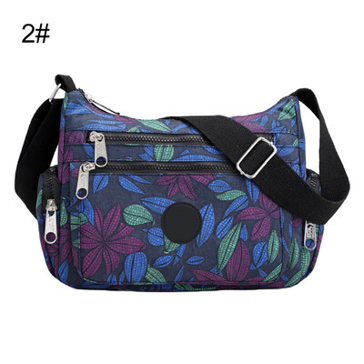 

Women Waterproof Printed Travel Messenger Pouch Zipper Crossbody Shoulder Bag