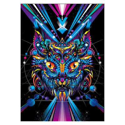 

5D DIY Special Shaped Diamond Painting Novelty Tiger Cross Stitch Embroider