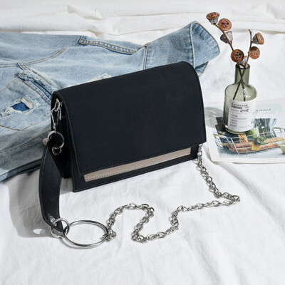 

Frosted texture red chic chain bag women 2019 new Korean version of Joker small square bag shoulder slung womens bags