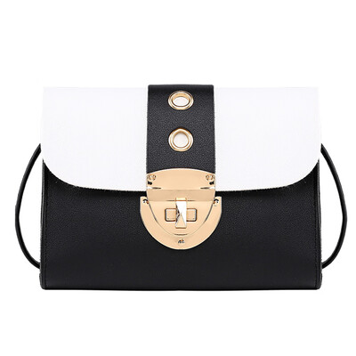 

Women Square Shoulder Messenger Bags Famous Brands Women Fashion Solid Color Cover Lock Crossbody Small Phone Bag Sac T10