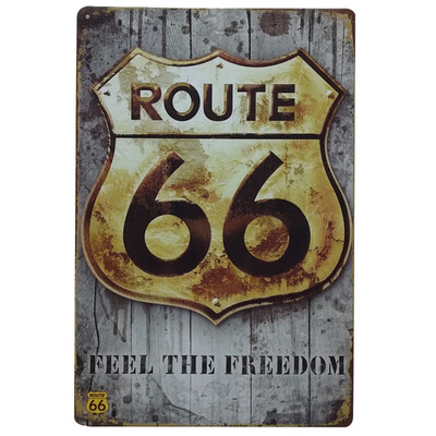 

Toponeto European And American Retro Metal Paintings Hanging Metal Poster