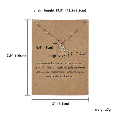 

Rinhoo Fashion Sparkling Heart Gold-Color Pendant Necklace Heart Women Statement Clavicle Chains Necklace For Women Jewelry