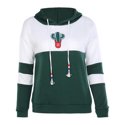 

Women Punk Style Cactus Print Hoodies Men Casual Pullovers Sweatshirt Tops