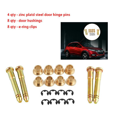 

Auto Door Hinge Pin & Pin Bushing Front Both Door Kit Replacement For Honda Civic Accord CR-V CRX CX DX EX SI EG6 B16 D16 EK EG EH
