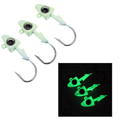 

3Pcs 10g 20 Hook Fish-like Lead Jig Head Hook Fishing Bait Hooks