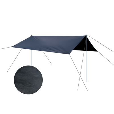 

1Camping Tent Hammock Rain Fly Cover Waterproof Anti-tearShelter WStakes&Ropes