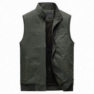 

Toponeto Men Casual Winter Thicken Warm Zipper Sleeveless Vest Jacket Coat Outwear Tops