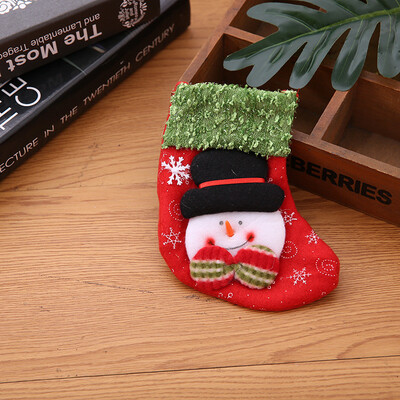 

Gobestart Christmas Stockings Socks Santa Claus Candy Gift Bag Xmas Hanging Decor