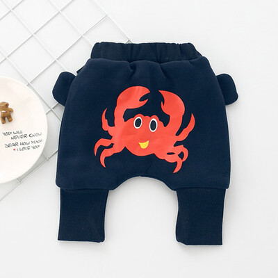 

Infant Baby Boys Girls Harem Pants Thicker Cartoon Molding Baby Pants Trousers