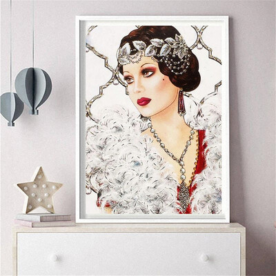 

Diamond Embroidery Full Set Beauty Diamond Painting 5D Full Square Rhinestone Mosaic Stones Art Home Decorations