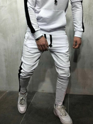 

SUNSIOM Mens Track Pants Casual Sports Jogging Bottoms Joggers Gym Sweats Trousers