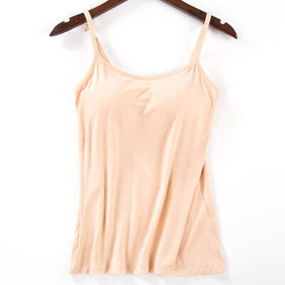 

Lady Sexy Tops Breathable Plus Size Adjustable Strap Built In No Rims Padded Tops Camisole