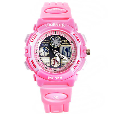

Childrens waterproof sports watch girl student electronic watch hundred holy cattle primary school watch girl lovely pink