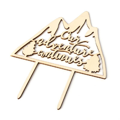 

Wooden Cake Topper Small Cake Stand Decorations Rustic Reception Party Celebration Supplies