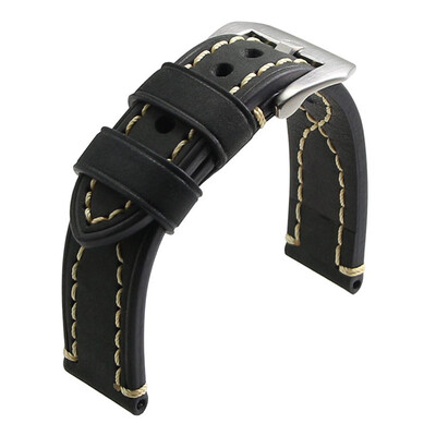 

Gobestart Leather Watch Strap Bracelet instead of outdoor sports watch retro Watch