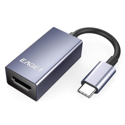 

EAGET CH02 Portable Type C to HDMI Adapter Converter Cable for MacBook Pro
