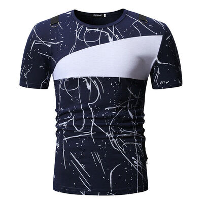 

Mens Short Sleeve T-Shirt Slim Casual Shirt Top Summer Muscle Fashion T-Shirt