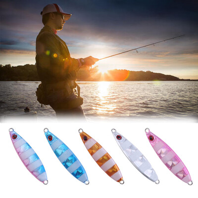 

Saidsome 5pcslot Fishing Lure Metal Shore Casting Bait Iron Plate Lead Fish Tackle 20g fishing bait fishing lure